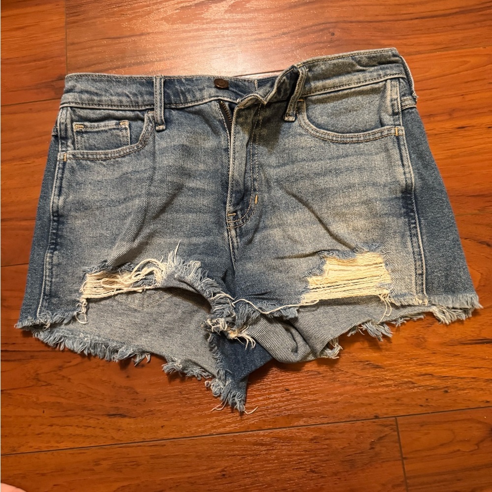 Denim Distressed Women Shorts